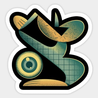 Eye acrobatics Sticker